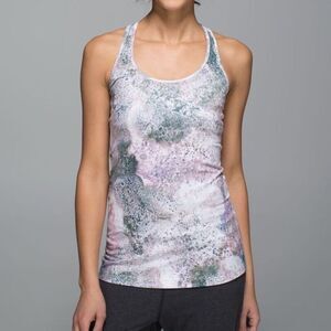 Lululemon Sugar Rush Splatter Cool Racerback Luon Light Tank Size Size 0/2